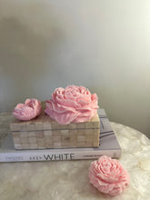 Load image into Gallery viewer, Small Pink Peony Candle