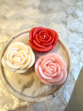 Load image into Gallery viewer, Trio of Rose Candles