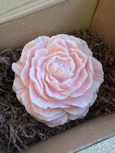 Load image into Gallery viewer, Large Pink Peony Candle