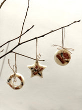 Load image into Gallery viewer, Scented Hanging Wax Melt Tree Decorations - Set of 3