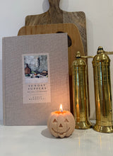 Load image into Gallery viewer, Carved Pumpkin candle Beige