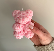 Load image into Gallery viewer, Pink Love Bear Candle