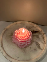 Load image into Gallery viewer, Small Pink Peony Candle