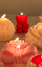Load image into Gallery viewer, Red Mini Love Bear Candle