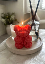 Load image into Gallery viewer, Red Love Bear Candle