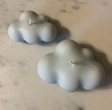 Load image into Gallery viewer, Sky Blue Cloud Candle Set Scented With Candyfloss & Marshmallows