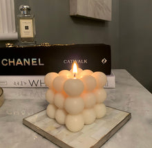 Load image into Gallery viewer, Customise White Bubble Candles Scent
