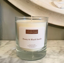 Load image into Gallery viewer, Peony & Blush Suede Candle