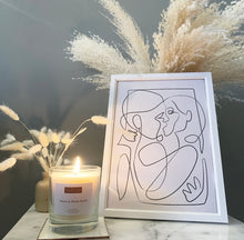 Load image into Gallery viewer, Peony & Blush Suede Candle