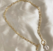 Load image into Gallery viewer, Ava Pearl Chain Necklace