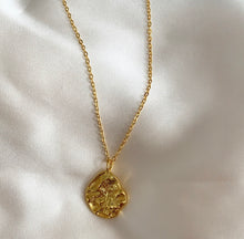 Load image into Gallery viewer, Mini Textured Coin Necklace
