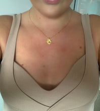 Load image into Gallery viewer, Mini Textured Coin Necklace