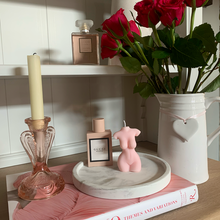 Load image into Gallery viewer, Baby Pink Female Candle Scented With Peony & Blush Suede