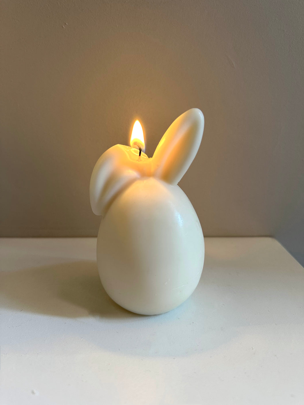 Easter Bunny Floppy Ear Egg Candle