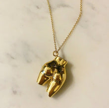 Load image into Gallery viewer, The Bootylicious Pendant Necklace 18k Gold plated Brass
