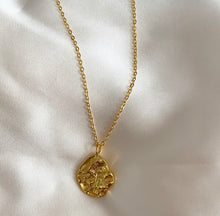 Load image into Gallery viewer, Mini Textured Coin Necklace
