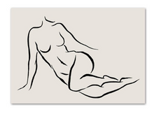 Load image into Gallery viewer, Abstract Female Body Print 21x30cm Unframed
